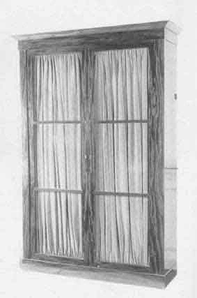 Bibliothèque 2 portes de mobilier ancien référencé: ID1 1035