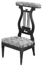 Chaise Voyeuse/voyelle/ponteuse de mobilier ancien référencé: ID1 1908