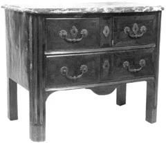 Commode 2 rangs de mobilier ancien référencé: ID1 1752