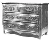 Commode 3 rangs de mobilier ancien référencé: ID1 1829