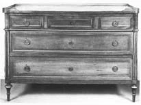 Commode 5 tiroirs sur 3 rangs de mobilier ancien référencé: ID1 2000