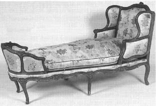 Duchesse Brisée - Chaise longue A oreille de mobilier ancien référencé: ID1 344