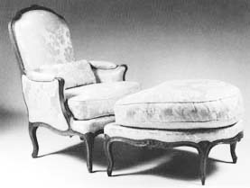 Duchesse Brisée - Chaise longue Dossier plat de mobilier ancien référencé: ID1 1530