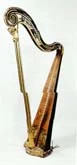 Harpe Laquée de mobilier ancien référencé: ID1 1834