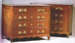 Commodes 5 tiroirs sur 4 rangs de mobilier ancien référencé: ID1 2268