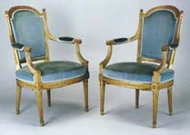 Fauteuil Cabriolet de mobilier ancien référencé: ID1 2114