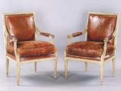 Fauteuil Dossier à la Reine de mobilier ancien référencé: ID1 2052