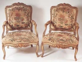 Fauteuil Dossier à la Reine de mobilier ancien référencé: ID1 2067