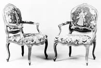 Fauteuil Dossier à la Reine de mobilier ancien référencé: ID1 2119