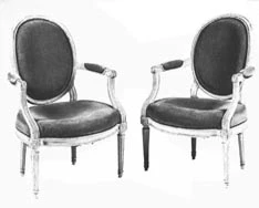 Fauteuil Médaillon de mobilier ancien référencé: ID1 1880