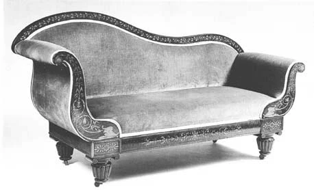 Méridienne Marqueté de mobilier ancien référencé: ID1 1722