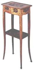 Table Rectangulaire à 2 plateaux de mobilier ancien référencé: ID1 1890