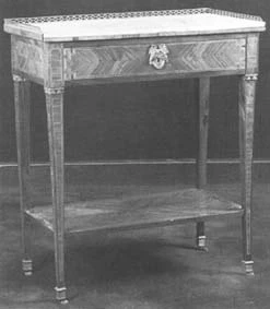 Table Rectangulaire à 2 plateaux de mobilier ancien référencé: ID1 578